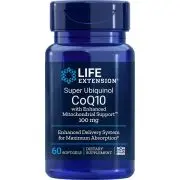 Life Extension, Super Ubiquinol CoQ10 con Shilajit, 100 mg, 60 cápsulas blandas