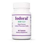 Optimox Corporation, Iodoral, 12.5mg, 90 comprimidos