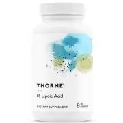 Thorne Research, Ácido R-Lipoico, 100mg, 60 cápsulas