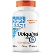 Doctor's Best, Ubiquinol con Kaneka, 100 mg, 60 cápsulas blandas
