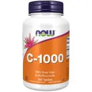 Now Foods, Vitamina C-1.000, 100 comprimidos