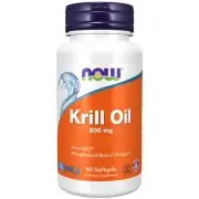 Now Foods, Aceite de Krill, 500mg, 60 cápsulas blandas