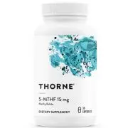 Thorne Research, 5-MTHF, 15mg, 30 cápsulas | Durabilidad 01/25
