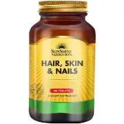 Sunshine Nutrition, Comprimidos Piel, Uñas y Cabello, 100 comprimidos