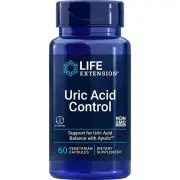 Life Extension, Control del ácido úrico, 60 cápsulas