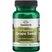 Swanson, Full Spectrum Semilla de Uva, 380mg, 100 cápsulas