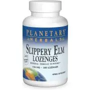 Planetary Herbals, Slippery Elm Lozenges,Tangerine, 150mg, 200 pastillas