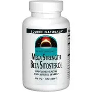 Source Naturals, Mega Strength Beta Sitosterol, 375mg, 120 Tabletas Veg.