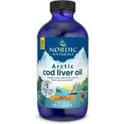 Nordic Naturals, Aceite de hígado de bacalao ártico, 1060mg Omega-3, Naranja, 237ml