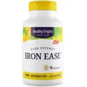 Healthy Origins, Iron Ease 45 mg, 180 cápsulas
