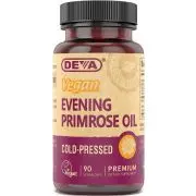 Deva, Aceite de onagra vegano, 90 cápsulas veganas