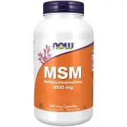 Now Foods, MSM, 1000 mg, 240 cápsulas vegetales