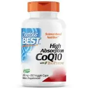 Doctor's Best, Hi Abs CoQ10, 200 mg, 180 cápsulas