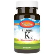 Carlson Labs, Vitamina K2 MK-4, 5mg, 60 cápsulas