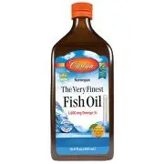 Carlson Labs, The Very Finest Oil, sabor naranja, 1600mg, 500ml
