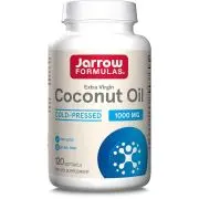 Jarrow Formulas, Aceite de coco virgen extra, 1000 mg, 120 cápsulas blandas