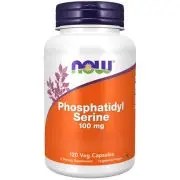 Now Foods, Fosfatidil Serina, 100 mg, 120 cápsulas