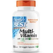 Doctor's Best, multivitamínico con cuatrefólico, 90 cápsulas vegetales