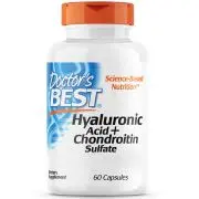 Doctor's Best, ácido hialurónico con condroitín sulfato, 60 cápsulas