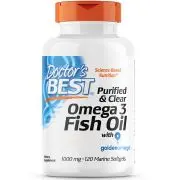 Doctor's Best, Omega 3 Aceite de Pescado, 1000mg, 120 cápsulas de pescado