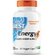 Doctor's Best, Energy + CoQ10, Depot, 60 cápsulas vegetales