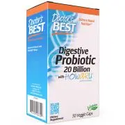 Doctor's Best, Probiótico digestivo 20 mil millones con Howaru®, 30 cápsulas