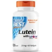Doctor's Best, Luteína con Lutemax 2020, 20 mg, 60 cápsulas blandas
