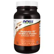 Now Foods, Probiotic-10, 50 mil millones en polvo, 57g
