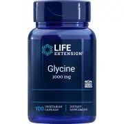 Life Extension, Glicina, 1000mg, 100 cápsulas