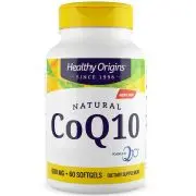 Healthy Origins, CoQ10, 600mg, 60 cápsulas blandas