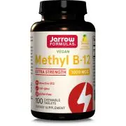 Jarrow Formulas, Metil B-12, sabor limón, 1000mcg, 100 pastillas - dosis para dos días