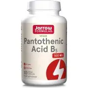 Jarrow Formulas, Ácido pantoténico B5, 500mg, 100 cápsulas