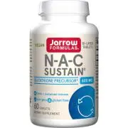 Jarrow Formulas, NAC Sustain, 600mg, 60 comprimidos