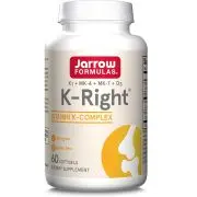 Jarrow Formulas, K-Right, 60 cápsulas blandas