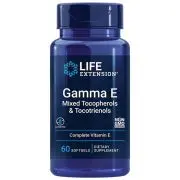 Life Extension, Gamma E, 60 cápsulas blandas