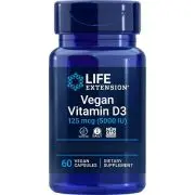 Life Extension, Vitamina D3 Vegana, Depot, 5000 IU, 60 cápsulas