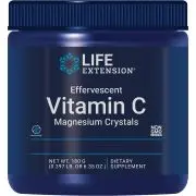 Life Extension, Vitamina C Magnesio Cristales Efervescentes,180g