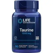 Life Extension, Taurina, 1000mg, 90 cápsulas