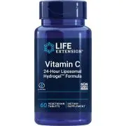 Life Extension, Vitamina C 24-Horas Fórmula de Hidrogel Liposomal, 60 comprimidos