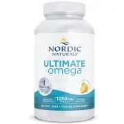 Nordic Naturals, Ultimate Omega, 1280mg Omega-3, limón, 120 cápsulas blandas