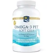 Nordic Naturals, Omega-3-Pet para perros, 180 cápsulas blandas
