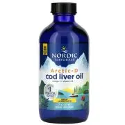 Nordic Naturals, Arctic-D Aceite de hígado de bacalao, 237ml