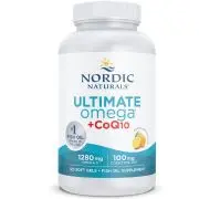 Nordic Naturals, Ultimate Omega + CoQ10, 120 cápsulas blandas