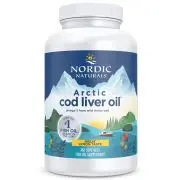 Nordic Naturals, Aceite de hígado de bacalao ártico, 750 mg, 180 cápsulas blandas