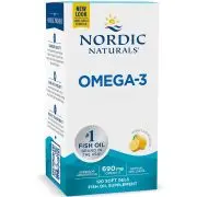 Nordic Naturals, Omega-3, 690mg Omega-3, limón, 120 cápsulas blandas