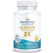 Nordic Naturals, Ultimate Omega 2X, 2150mg Omega-3, limón, 60 cápsulas blandas