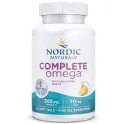 Nordic Naturals, Omega-D3 completo, limón, 60 cápsulas blandas