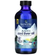 Nordic Naturals, Aceite de hígado de bacalao ártico, 1060mg Omega-3, 237ml
