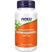 Now Foods, Ashwagandha, 450 mg, 90 cápsulas vegetales