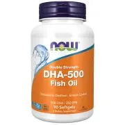 Now Foods, DHA-500, Doble potencia, 90 cápsulas blandas